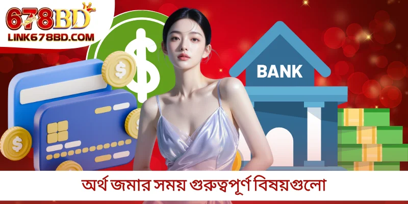 অর্থ জমার সময় গুরুত্বপূর্ণ বিষয়গুলো