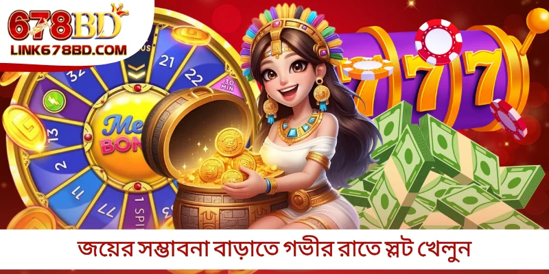 জয়ের সম্ভাবনা বাড়াতে গভীর রাতে স্লট খেলুন