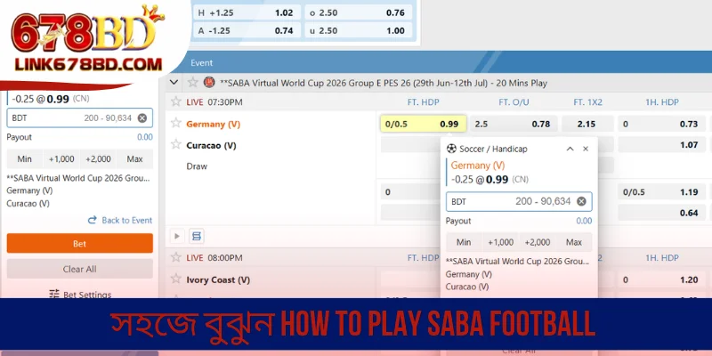 সহজে বুঝুন How to Play Saba Football